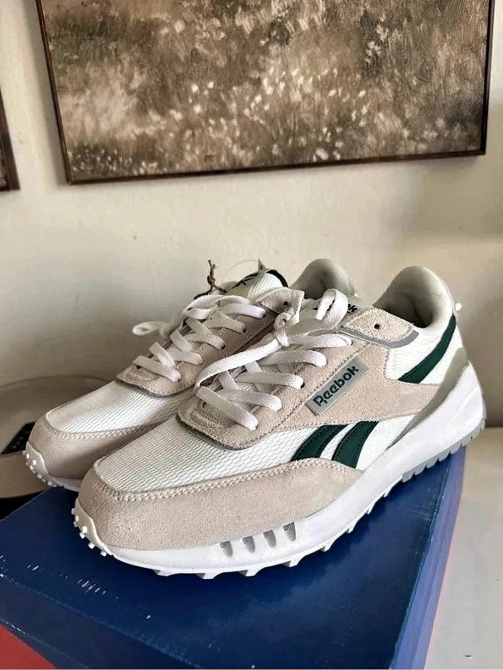 Reebok Classic Men’s  Sneakers White & Green
